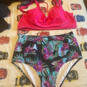 2 piece bathing suite
